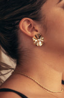 Timeless Style Organic Earrings - 18k Gold Filled