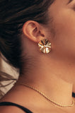 Timeless Style Organic Earrings - 18k Gold Filled
