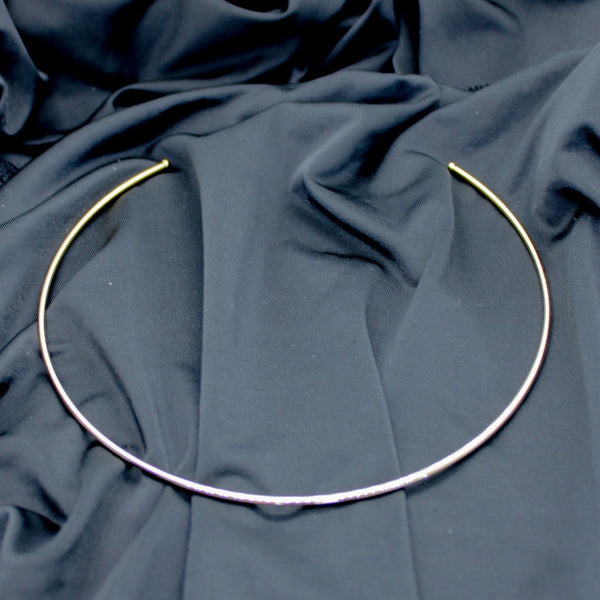 Open Rigid Choker Necklace - 18k Gold Filled