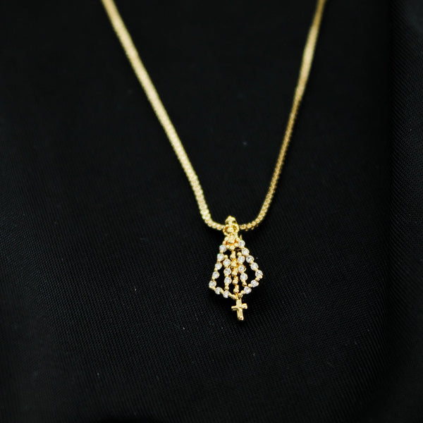 Our Lady Aparecida Necklace - 18k Gold Filled