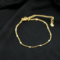 Heart Delicate Chain Bracelet - 18k Gold Filled