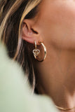 3.5CM Hoop Earrings - 18K Gold Filled