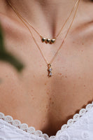 3 Delicates Hearts Necklace - 18k Gold Filled
