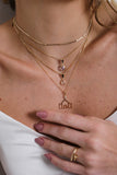 Light Drop Spot Necklace - 18k Gold Filled