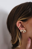 Style Medium Half Ball Earrings - 18K Gold Filled