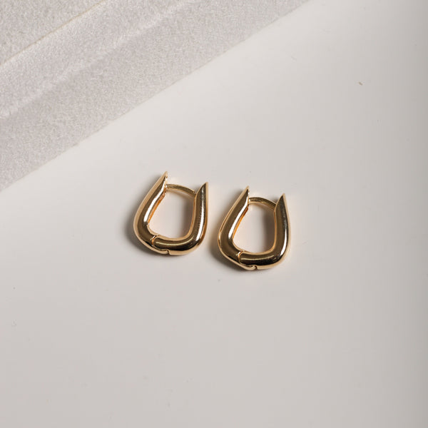 Medium Style Hoop Earrings - 18k Gold Filled