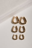 Medium Style Hoop Earrings - 18k Gold Filled