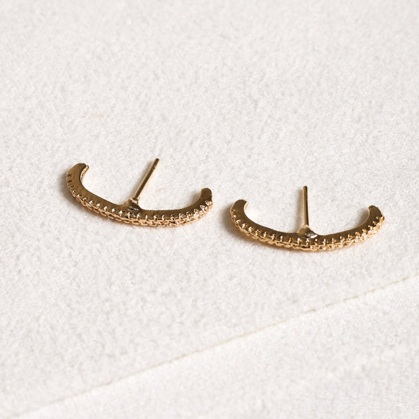 Details Line Earrings - 18k Gold Filled