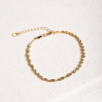Singapore Chain Bracelet - 18k Gold Filled