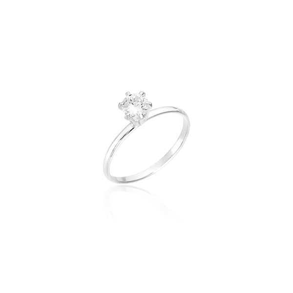 Solitarie Ring - 925 Silver