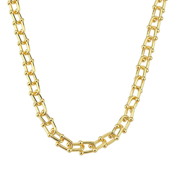 Unique Chain Necklace - 18k Gold Filled