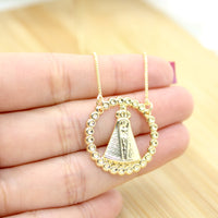 Our Lady of Aparecida Necklace - 18k Gold Filled