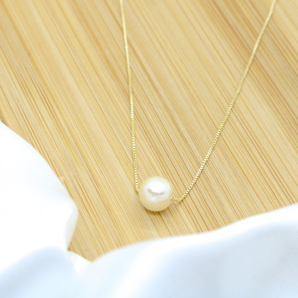 Pearl Necklace - 18k Gold Filled