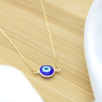 Evil Eye Necklace - 18k Gold Filled