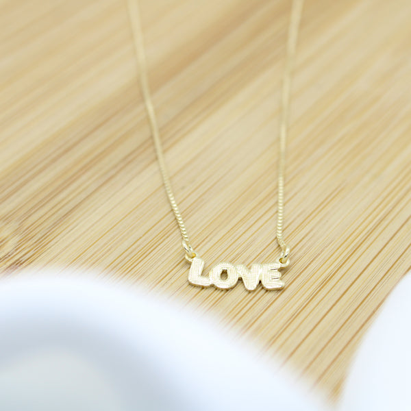 Love Necklace - 18k Gold Filed