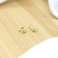 Heart Hoop Children's Earrings - 18k Gold Filled