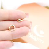 Heart Hoop Children's Earrings - 18k Gold Filled