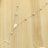Rosary Necklace - 18k Gold Filled