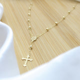 Rosary Necklace - 18k Gold Filled