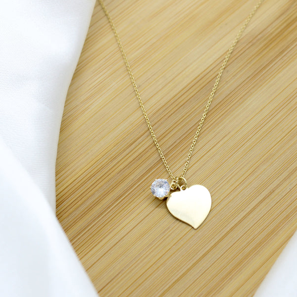 Heart Light Necklace - 18k Gold Filled