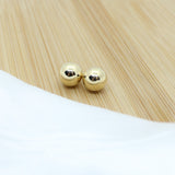 10mm Dot Stud Earrings - 18k Gold Filled