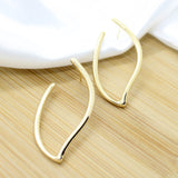 Modern Shape Earrings - 18k Gold Filled