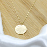 Aceito, Confio, Entrego e Agradeço Necklace - 18k Gold Filled