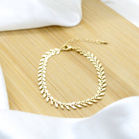 Fish Scale Chain Bracelet - 18k Gold Filled