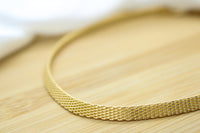 Mesh Choker Necklace (5mm) - 18k Gold Filled