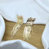 10cm Fringe Earrings - 18k Gold Filled