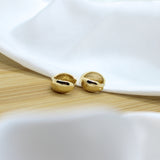 Small Chunky  Hoop Earrings - 18k Gold Filled