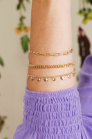 Link chain bracelet - 18k Gold Filled