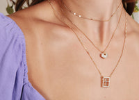 Heart and Cross Scapular - 18k Gold Filled