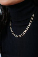 Desire Link Chain Choker Necklace - 18k Gold Filled 16cm