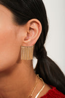 Tassel Fringe Earrings - 18k Gold Filled