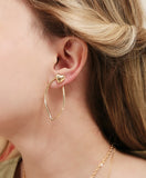 Modern Shape Earrings - 18k Gold Filled