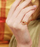 Heart Pinky Rings - 18k Gold Filled