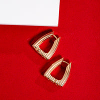 Elegant Desire Hoop Earrings - 18k Gold Filled