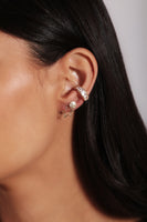 Star Print Stud Earringd - 18k Gold Filled